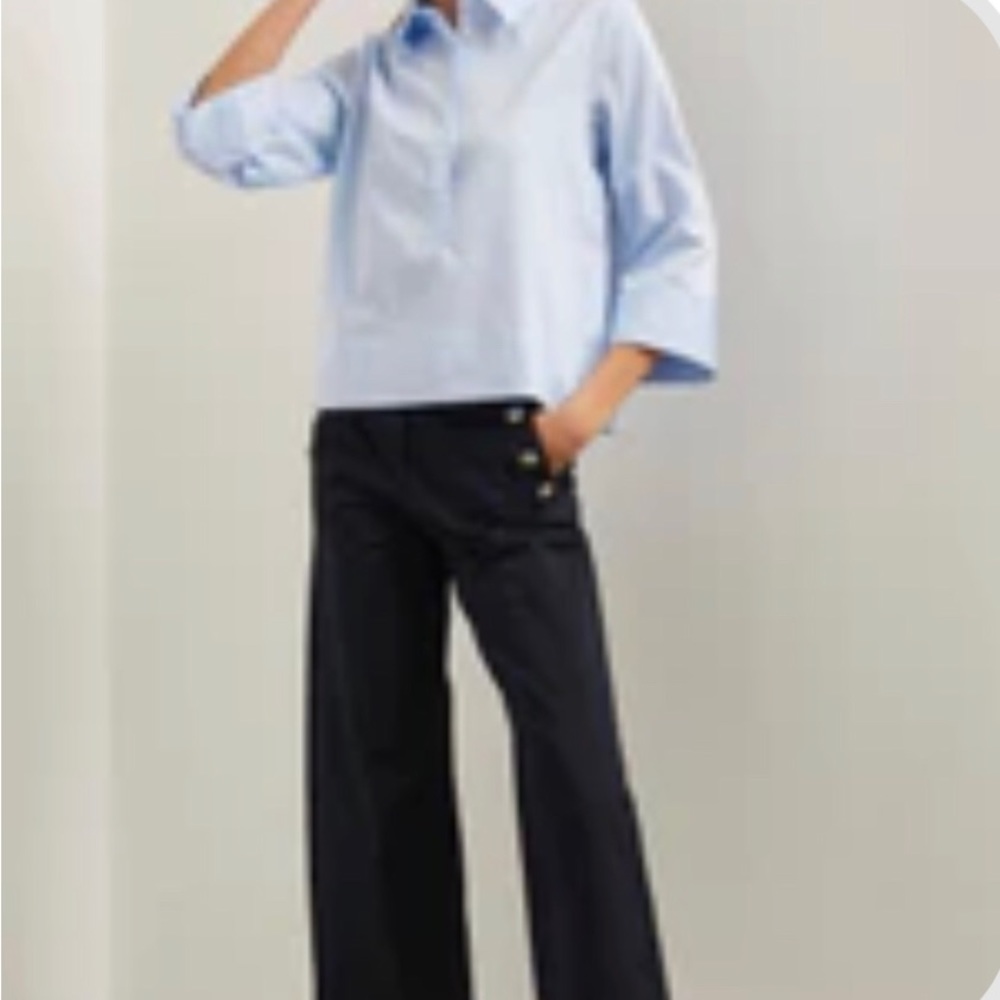 Tristan cropped wide leg pants